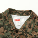 SUPREME × COMME DES GARCONS SHIRT DIGITAL CAMO COACHES JACKET OLIVE CAMO