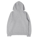 [M] A BATHING APE BAPE COLLEGE APE FACE HOODED SWEATSHIRT GRAY