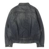 [XL] A BATHING APE BAPE 00s VINTAGE-PROCESSED B-LOGO EMBROIDERED 1ST TYPE DENIM JACKET INDIGO