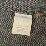 [XL] A BATHING APE BAPE 00s VINTAGE-PROCESSED B-LOGO EMBROIDERED 1ST TYPE DENIM JACKET INDIGO