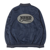 [M] NEIGHBORHOOD 23AW NYLON SATIN STADIUM JACKET (BASEBALL JACKET) NAVY