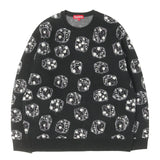 [L] SUPREME 22AW DICE SWEATER BLACK