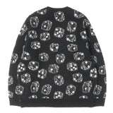 [L] SUPREME 22AW DICE SWEATER BLACK