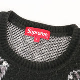 [L] SUPREME 22AW DICE SWEATER BLACK