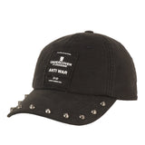 SUPREME 23SS x UNDERCOVER STUDDED BACK SATIN 6-PANEL CAP BLACK