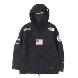 [S] SUPREME x THE NORTH FACE 17SS GORE-TEX FLAG PATCH PULLOVER JACKET BLACK