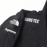 [S] SUPREME x THE NORTH FACE 17SS GORE-TEX FLAG PATCH PULLOVER JACKET BLACK