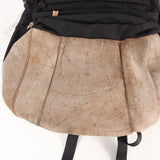 VISVIM LEATHER COMBO BALLISTIC NYLON BACKPACK BALLISTIC 22L BLACK