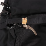 VISVIM LEATHER COMBO BALLISTIC NYLON BACKPACK BALLISTIC 22L BLACK