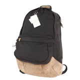 VISVIM LEATHER COMBO BALLISTIC NYLON BACKPACK BALLISTIC 22L BLACK