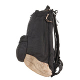 VISVIM LEATHER COMBO BALLISTIC NYLON BACKPACK BALLISTIC 22L BLACK