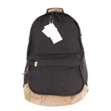 VISVIM LEATHER COMBO BALLISTIC NYLON BACKPACK BALLISTIC 22L BLACK