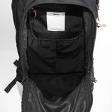 VISVIM LEATHER COMBO BALLISTIC NYLON BACKPACK BALLISTIC 22L BLACK