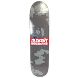 A Bathing Ape Bape x T19 Vintage 90's Digicamo Skateboard Deck Grey