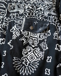 [L~XL] DS! Kapital Kountry Reversible Flannel Bandana Pt 1st Jacket Black Khaki
