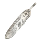 GORO'S SV FEATHER LARGE RIGHT FACING SILVER