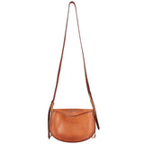 GORO'S GC-03 SILVER CORD TURQUOISE BUCKET BAG BROWN SILVER BLUE