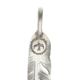 GORO'S SV FEATHER LARGE RIGHT FACING SILVER