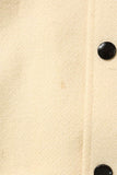 [1] KAPITAL SLEEVE LEATHER BONE VARSITY BLOUSON FIVE BONE VARSITY OFF WHITE BLACK