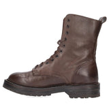 [9] VISVIM GILLESPIE FOLK LEATHER BOOTS DARK BROWN