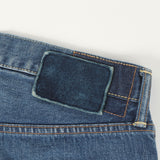 [30W] VISVIM SOCIAL SCULPTURE 01 SLIM DMGD-5 SELVEDGE DENIM INDIGO