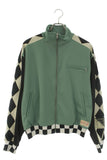 [2] KAPITAL RACER TRACK JACKET BLOUSON LIGHT GREEN WHITE BLACK