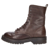 [9] VISVIM GILLESPIE FOLK LEATHER BOOTS DARK BROWN