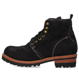 [8] VISVIM ZERMATT BOOTS-FOLK SUEDE BOOTS 16AW BLACK BROWN