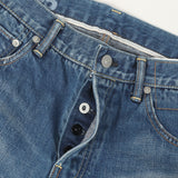 [30W] VISVIM SOCIAL SCULPTURE 01 SLIM DMGD-5 SELVEDGE DENIM INDIGO