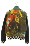 [2] KAPITAL RACER TRACK JACKET BLOUSON LIGHT GREEN WHITE BLACK