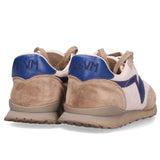 [10] VISVIM FKT RUNNER SNEAKERS BEIGE X BLUE
