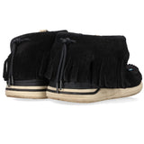 [10] VISVIM FBT SHAMAN-FOLK MOCCASIN SHOES BLACK