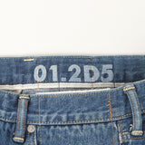 [30W] VISVIM SOCIAL SCULPTURE 01 SLIM DMGD-5 SELVEDGE DENIM INDIGO