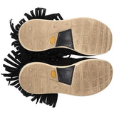 [10] VISVIM FBT SHAMAN-FOLK MOCCASIN SHOES BLACK