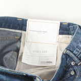 [30W] VISVIM SOCIAL SCULPTURE 01 SLIM DMGD-5 SELVEDGE DENIM INDIGO