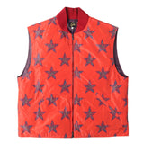 [L] NEEDLES RC DOWN VEST (RED STAR PRINT)