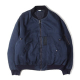 [5] A.PRESSE VINTAGE SILK FLIGHT JACKET