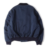 [5] A.PRESSE VINTAGE SILK FLIGHT JACKET