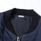 [5] A.PRESSE VINTAGE SILK FLIGHT JACKET