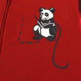 [L] BAPE COLOR CAMO PANDA ZIP HOODIE SWEATSHIRT RED