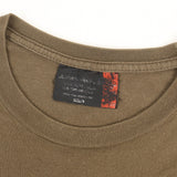 [M] UNDERCOVER 00AW MELTING POT-ERA G.F.U FLOCK PRINT T-SHIRT KHAKI