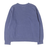 [2] VISVIM 24SS GARMENT-DYE JUMBO SB SWEAT L/S DMGD (U.D.) BLUE