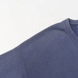 [2] VISVIM 24SS GARMENT-DYE JUMBO SB SWEAT L/S DMGD (U.D.) BLUE