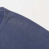 [2] VISVIM 24SS GARMENT-DYE JUMBO SB SWEAT L/S DMGD (U.D.) BLUE