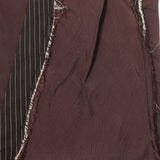 UNDERCOVER 90s EARLY PINK TAG INSIDE-OUT GILET VEST BROWN