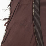 UNDERCOVER 90s EARLY PINK TAG INSIDE-OUT GILET VEST BROWN