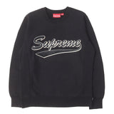 [S] SUPREME 16AW BRUSH SCRIPT CREWNECK SWEATSHIRT BLACK