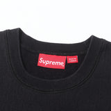 [S] SUPREME 16AW BRUSH SCRIPT CREWNECK SWEATSHIRT BLACK