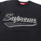 [S] SUPREME 16AW BRUSH SCRIPT CREWNECK SWEATSHIRT BLACK