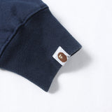 [M] BAPE REVERSIBLE CREWNECK SWEATSHIRT NAVY GREY